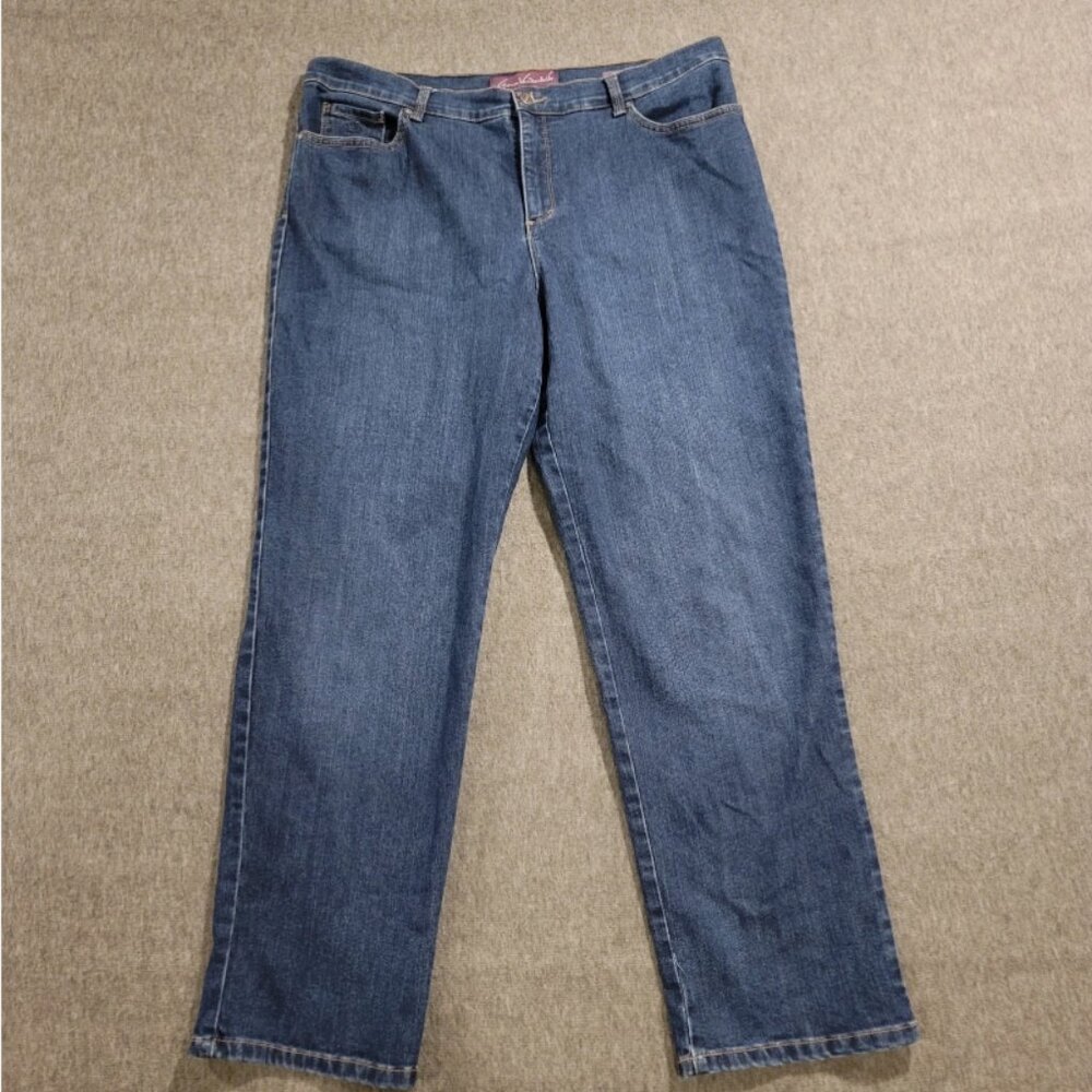 Gloria Vanderbilt Amanda Women Size 16 Short Missy Denim Jeans